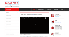 Desktop Screenshot of krazykopy.com