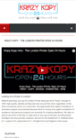 Mobile Screenshot of krazykopy.com